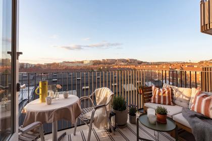 Balkong eller utsiktsbild