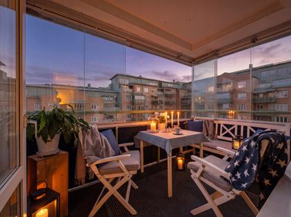 Balkong eller utsiktsbild