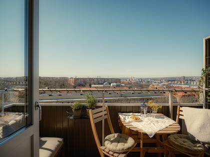 Balkong eller utsiktsbild