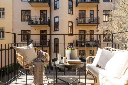 Balkong eller utsiktsbild