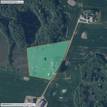 Illustrerad karta över fastigheten eller området