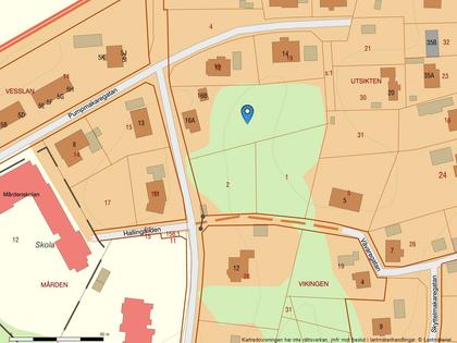 Illustrerad karta över fastigheten eller området