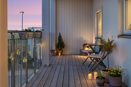 Balkong eller utsiktsbild