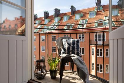 Balkong eller utsiktsbild