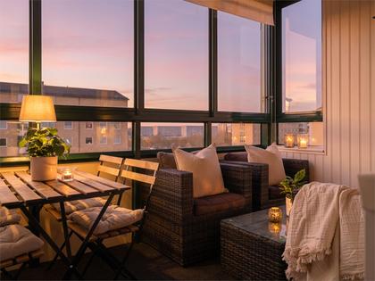 Balkong eller utsiktsbild