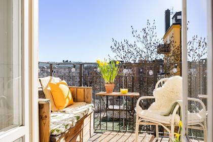 Balkong eller utsiktsbild