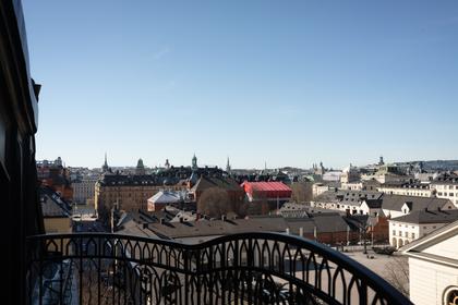 Balkong eller utsiktsbild