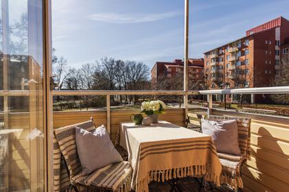 Balkong eller utsiktsbild