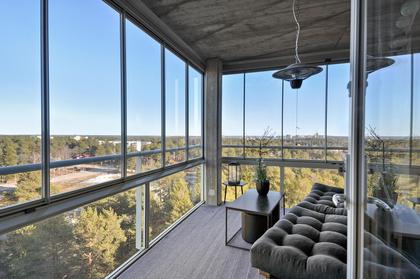 Balkong eller utsiktsbild