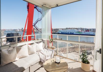 Balkong eller utsiktsbild