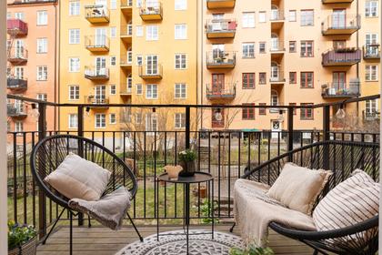 Balkong eller utsiktsbild