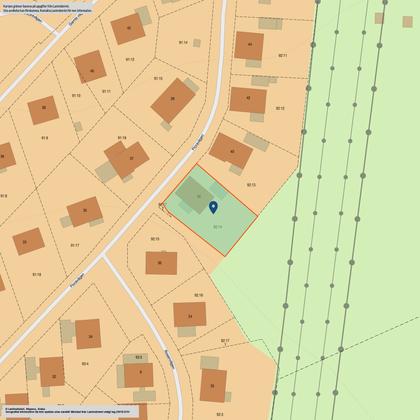 Illustrerad karta över fastigheten eller området