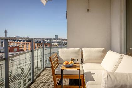 Balkong eller utsiktsbild