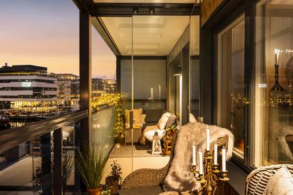 Balkong eller utsiktsbild