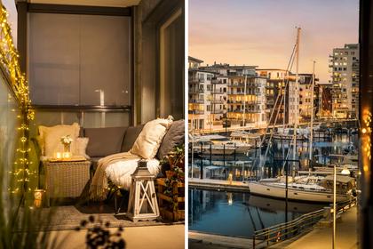 Balkong eller utsiktsbild