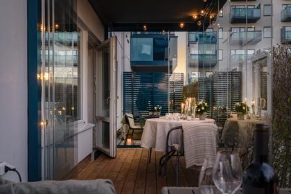 Balkong eller utsiktsbild