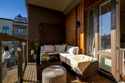 Balkong eller utsiktsbild