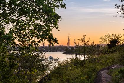 Balkong eller utsiktsbild