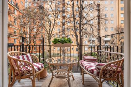 Balkong eller utsiktsbild