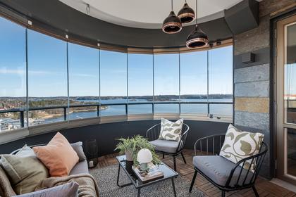 Balkong eller utsiktsbild