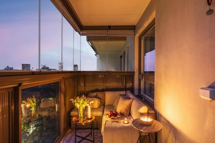 Balkong eller utsiktsbild