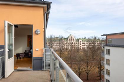 Balkong eller utsiktsbild