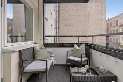 Balkong eller utsiktsbild