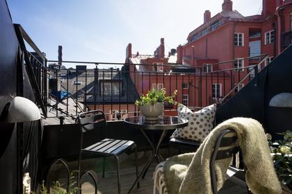 Balkong eller utsiktsbild