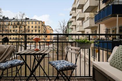 Balkong eller utsiktsbild