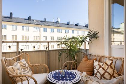 Balkong eller utsiktsbild