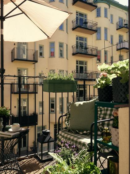 Balkong eller utsiktsbild