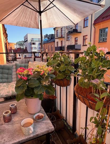 Balkong eller utsiktsbild