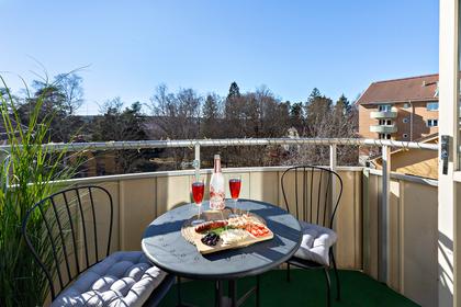 Balkong eller utsiktsbild