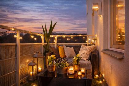 Balkong eller utsiktsbild