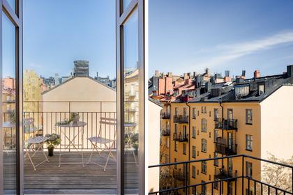 Balkong eller utsiktsbild