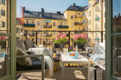 Balkong eller utsiktsbild