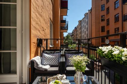 Balkong eller utsiktsbild