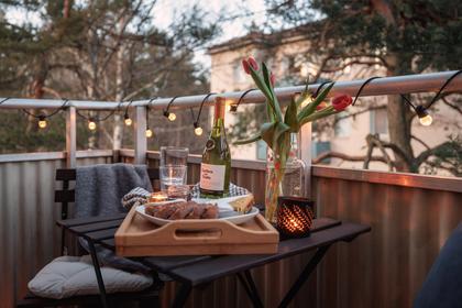 Balkong eller utsiktsbild