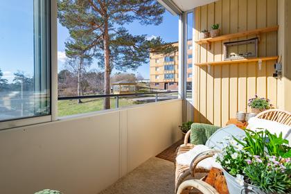 Balkong eller utsiktsbild