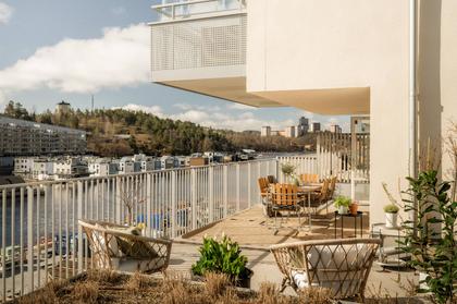 Balkong eller utsiktsbild