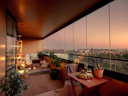 Balkong eller utsiktsbild