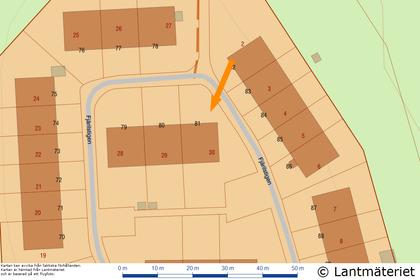 Illustrerad karta över fastigheten eller området