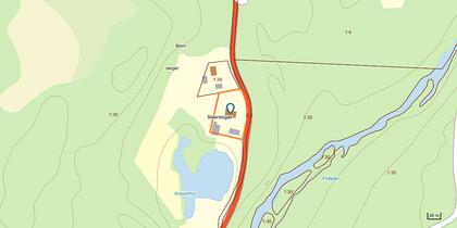 Illustrerad karta över fastigheten eller området