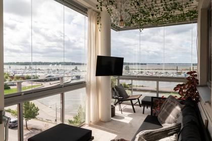 Balkong eller utsiktsbild