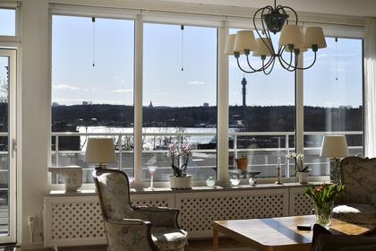 Balkong eller utsiktsbild