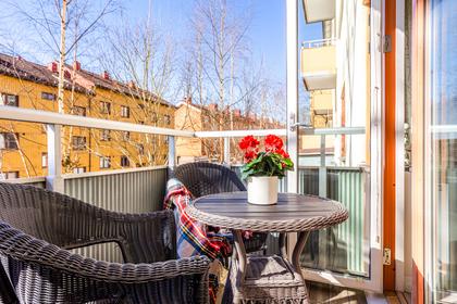 Balkong eller utsiktsbild