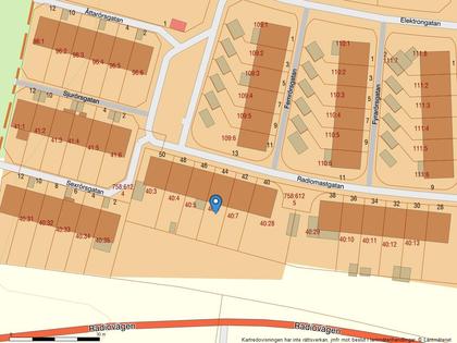 Illustrerad karta över fastigheten eller området