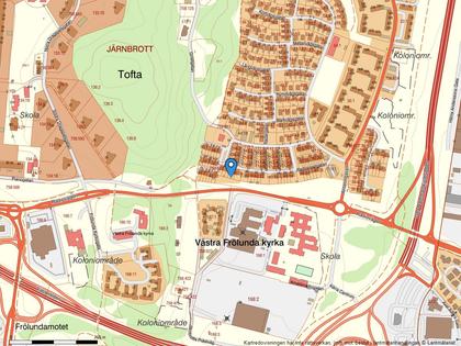 Illustrerad karta över fastigheten eller området