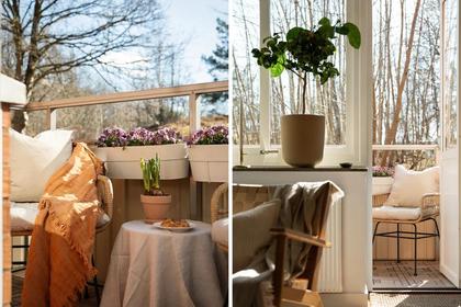 Balkong eller utsiktsbild