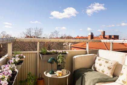 Balkong eller utsiktsbild